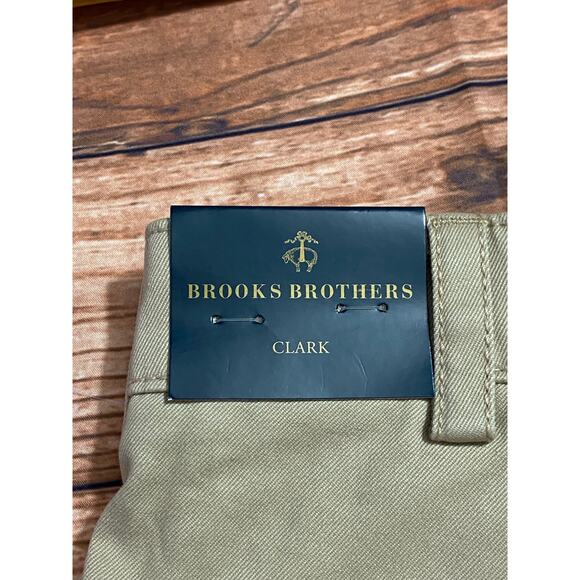 NEW Brooks Brothers Advantage Chino Pants Clark Fit Men’s Size 34 x 30 Khaki - Picture 8 of 10